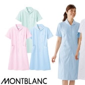 ナースワンピース 白衣 ナース服 73 -1512 ～ -1558 住商モンブラン 半袖 レディース 女性用 医療用 看護師 ナース ナースウェア 病院 エステ サロン おしゃれ かわいい 可愛い タイト シンプル