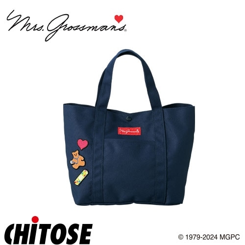 ミセスグロスマン トートバック 手提げ 手さげ カバン 鞄 トート バッグ 医療用 チトセ MG-0004 医療 制服 ユニフォーム 病院 ケアマネ 訪問介護 ナースグッズ ナースバッグ おしゃれ かわいい 可愛い 小児科 こども病院 クマさん