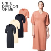 ワンピース 医療用 看護師 ナース ナース服 ナースウェア 白衣 看護服 制服 五分袖 5分袖 女性 レディース unite ユナイト チトセ DOM-0040 病院 クリニック エステ サロン おしゃれ かわいい 可愛い