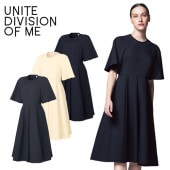 ワンピース 医療用 看護師 ナース ナース服 ナースウェア 白衣 看護服 制服 半袖 女性 レディース unite ユナイト チトセ DOM-0041 病院 クリニック エステ サロン おしゃれ かわいい 可愛い