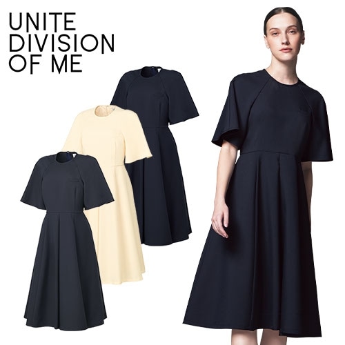 ワンピース 医療用 看護師 ナース ナース服 ナースウェア 白衣 看護服 制服 半袖 女性 レディース unite ユナイト チトセ DOM-0041 病院 クリニック エステ サロン おしゃれ かわいい 可愛い