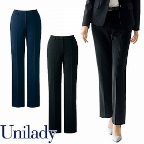 UNILADY ユニレディ パンツ セミローライズ U72155P 春夏 パンツ ズボン 事務服 医療事務 制服 ユニフォーム 病院 受付 接客業 サービス クリニック オフィス ビジネス おしゃれ かわいい キレイ YAGI ヤギ  ネイビー 紺 ブラック 黒 5号 7号 9号 11号 13号 15号 17号 19号 