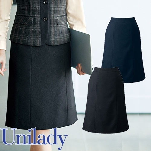 スカート 事務服 医療事務 制服 ユニフォーム YAGI ヤギ セミマーメイドスカート U9322 おしゃれ かわいい 病院受付 クリニック オフィス ビジネス