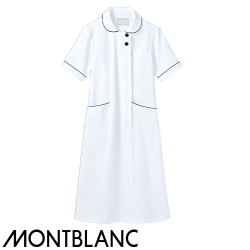住商モンブラン ナースワンピース 半袖(女性用) 73-1958 ワンピース 医療用 看護師 ナース ナース服 ナースウェア かわいい クリニック エステ サロン おしゃれ かわいい医療 制服 ユニフォーム 病院