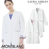 ドクターコート 白衣 レディース 女性用 住商モンブラン ドクターコート レディス長袖 LW104-12、LW104-16 医師 薬剤師 医療 制服 ユニフォーム 病院 おしゃれ かわいい プロ仕様診察衣 実習衣 クリニック
