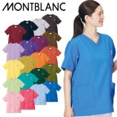 スクラブ 白衣 メンズ レディース 男女兼用 ユニセックス 住商モンブラン スクラブ 兼用 半袖  MS005-11、MS005-13、MS005-21、MS005-22、MS005-31、MS005-32、MS005-33、MS005-34、MS005-41、MS005-42、MS005-43、MS005-44、MS005-51、MS005-52、MS005-53、MS005-62、MS005