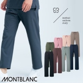 [ 特別価格 ]スクラブ 白衣 ユニセックス 住商モンブラン uka パンツ UM702 メンズ レディース 男女兼用 医療 制服 ユニフォーム 看護師 ナース 病院 エステ 美容 歯医者 サロン おしゃれ かわいい 可愛い 医療用 ウカ きれい 透けにくい 動きやすい 人気 おすすめ