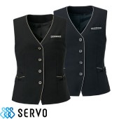 ベスト 事務服 医療事務 制服 ユニフォーム サーヴォ Servo ベスト GVEL-2507 おしゃれ かわいい 病院受付 クリニック オフィス ビジネス