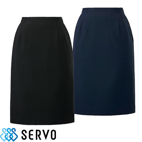 スカート 事務服 医療事務 制服 ユニフォーム サーヴォ Servo タイトスカート GSKL-2509 おしゃれ かわいい 病院受付 クリニック オフィス ビジネス