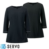 シャツ ブラウス 事務服 医療事務 制服 ユニフォーム サーヴォ Servo チュニック GCSL-2508 おしゃれ かわいい 病院受付 クリニック オフィス ビジネス オフィスカジュアル
