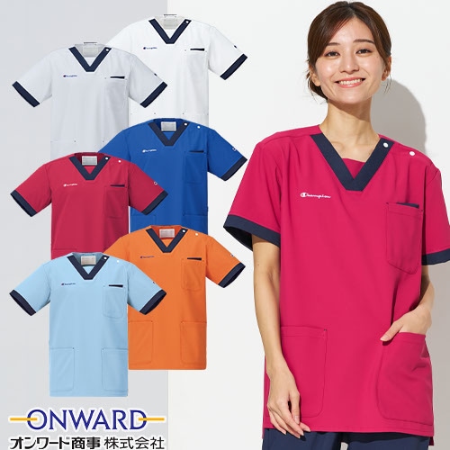 スクラブ 白衣 メンズ レディース 男女兼用 ユニセックス ラフィーリア オンワード 男女兼用プルオーバースクラブ HS-8150、HS-8151、HS-8152、HS-8153、HS-8154、HS-8155 医療 制服 ユニフォーム 医者 医師 看護師 ナース 病院 おしゃれ かわいい 可愛い かっこいい医療用 