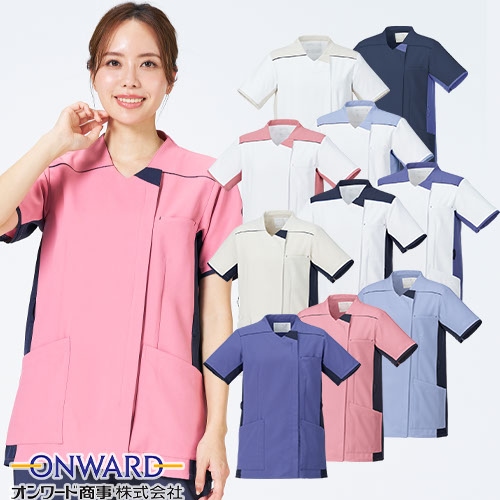 スクラブ 白衣 メンズ レディース 男女兼用 ユニセックス ラフィーリア オンワード 男女兼用ファスナースクラブ HS-8168、HS-8169、HS-8170、HS-8171、HS-8172、HS-8173、HS-8174、HS-8175、HS-8176、HS-8177 医療 制服 ユニフォーム 医者 医師 看護師 ナース 病院 おしゃれ