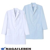 ドクターコート 白衣 メンズ 男性用 ナガイレーベン 男子シングル診察衣 JY-3400 医師 薬剤師 医療 制服 ユニフォーム 病院 おしゃれ かっこいい プロ仕様診察衣 実習衣 クリニック