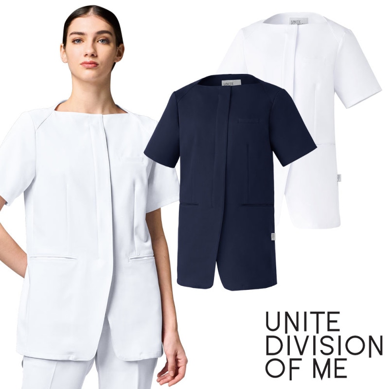 スクラブ 白衣 メンズ レディース 男女兼用 ユニセックス unite ユナイト チトセ トップス[女] DOM-0051 医療 制服 ユニフォーム 医者 医師 看護師 ナース 病院 おしゃれ かわいい 可愛い かっこいい医療用 かぶりタイプ プルオーバー クリニック