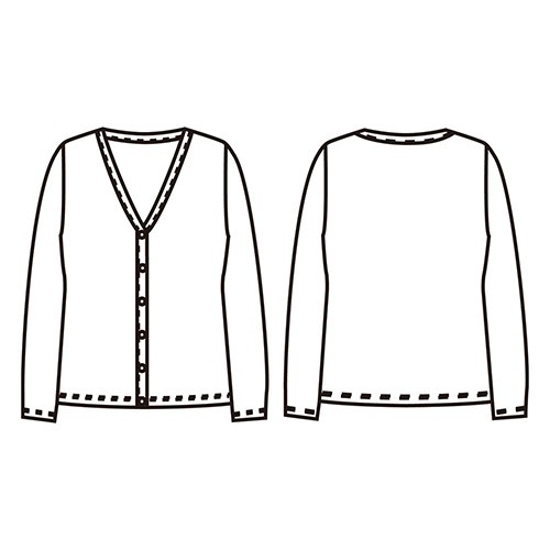 カーディガン(レギュラー丈) FN1580 FOLK フォーク 長袖 医療 事務 看護師 ナース ナースウェア ナース服 医療用 制服 ユニフォーム ショート丈 無地 Vネック 病院 オフィスカジュアル 受付 寒さ対策 冷房 面接 おしゃれ かわいい 可愛い 通販