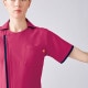 ジャケット ケーシー UQW1059 UQW1060 医療 白衣 レディース 女性用 ルコックスポルティフ ナースウェア 半袖 医療用 病院 外科 看護師 ナース 医者 医師 涼しい 動きやすい 透け防止 透けにくい おしゃれ かわいい 可愛い