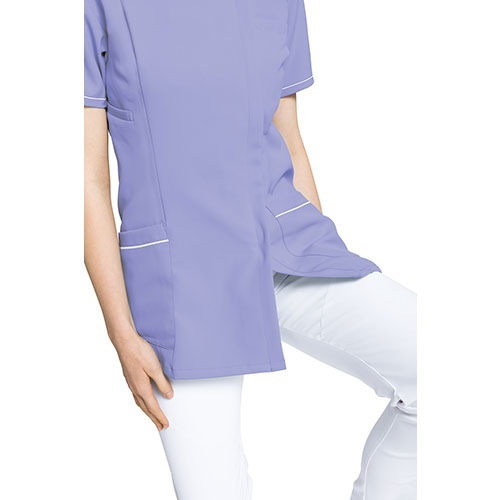 レディスジップスクラブ 白衣 医療 レディース 女性用 HI706 半袖