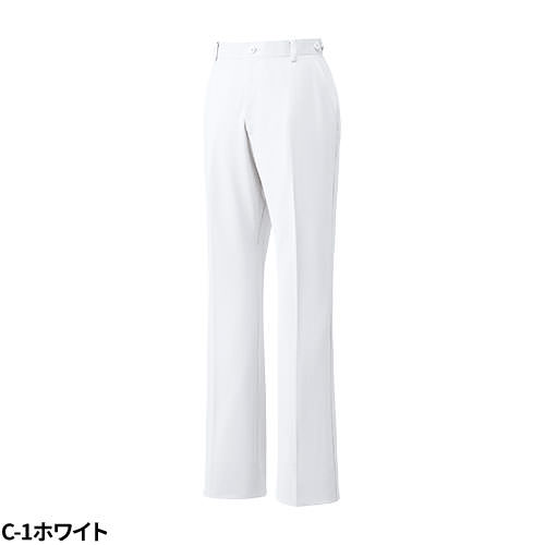 パンツ MZ-0070 白衣 ズボン ミズノ MIZUNO レディース 女性用 白パンツ 白ズボン 医療 介護 人気 制服 ユニフォーム 医師 医者 看護師 スリム ファスナー 病院 おしゃれ かわいい 可愛い 動きやすい おすすめ