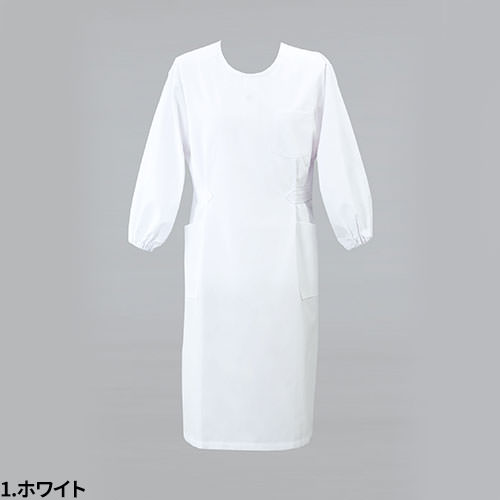 ナガイレーベン ケアガウン KEX-1140 エプロン 介護 介護士 介護用 制服 ユニフォーム 汚れ防止 おしゃれ かわいい看護師 ナース 医療 医療用 保育士 訪問介護