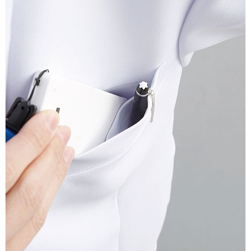 ドクターコート 白衣 1011TW メンズジャケット(シングル) FOLK フォーク メンズ 男性用 長袖 医師 病院 薬剤師 薬局 医療用 制服 ユニフォーム 襟 スーツ ストレッチ 伸びる おしゃれ かっこいい おすすめ