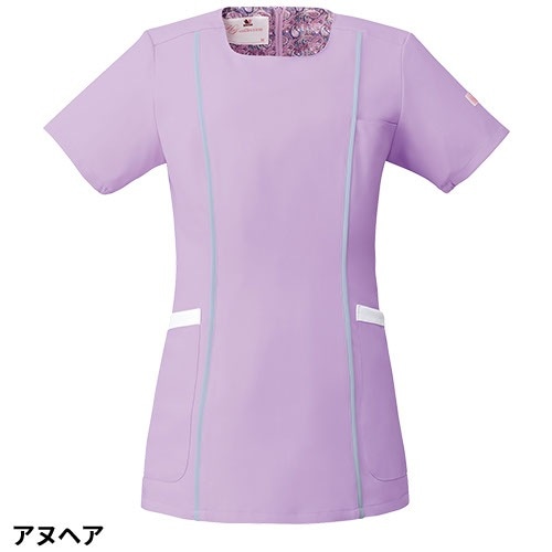 スクラブ 白衣 医療 レディース 女性用 HI709 半袖 ワコール FOLK 医者 