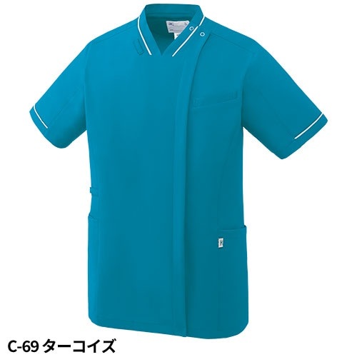 スクラブ 白衣 メンズ レディース 男女兼用 ユニセックス ミズノ MIZUNO ファスナースクラブ[兼用] MZ-0500 医療 制服 ユニフォーム 医者 医師 看護師 ナース 病院 おしゃれ かわいい 可愛い かっこいい医療用 手術衣 オペ着 クリニック