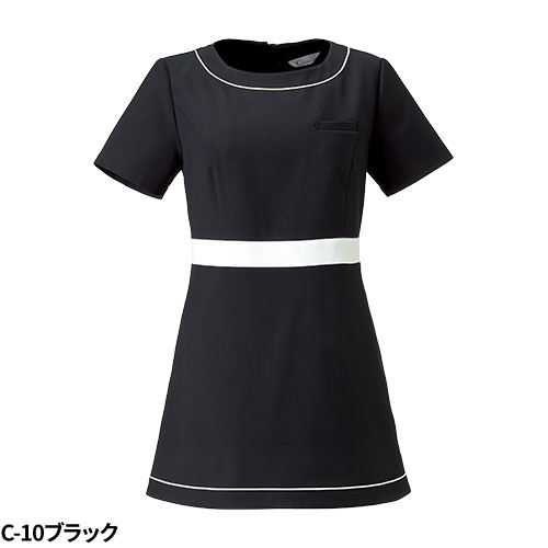 チュニック 白衣 CL-0183 Calala キャララ チトセ 半袖 看護師 ナース ナース服 レディース 女性用 医療用 制服 ユニフォーム おしゃれ かわいい 可愛い 人気 病院 エステ サロン 上品 ストレッチ スカート