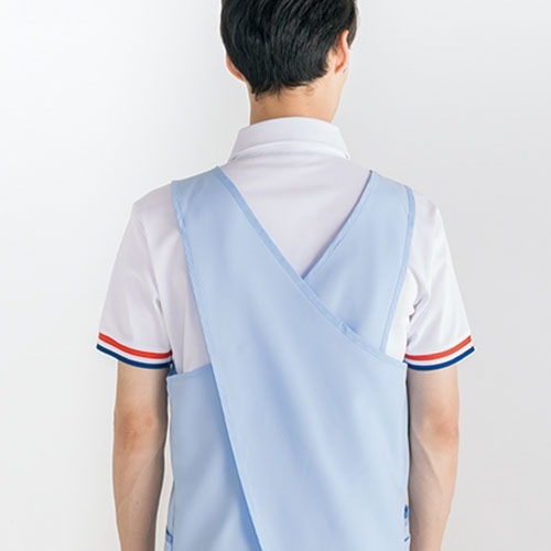 住商モンブラン エプロン(兼用) 32-5013・5014・5015・5019 エプロン 介護 介護士 介護用 ナース 看護師 制服 ユニフォーム 汚れ防止 おしゃれ かわいい 可愛い かっこいい かぶり 食事 着脱簡単 ずれにくい