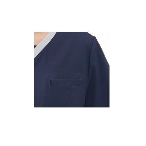 チュニック セパレート 白衣 医療用 看護師 ナース KAZEN カゼン レディスチュニック KZN316-40、KZN316-43、KZN316-48 かわいい クリニック エステ サロン おしゃれ かわいい医療 制服 ユニフォーム 病院