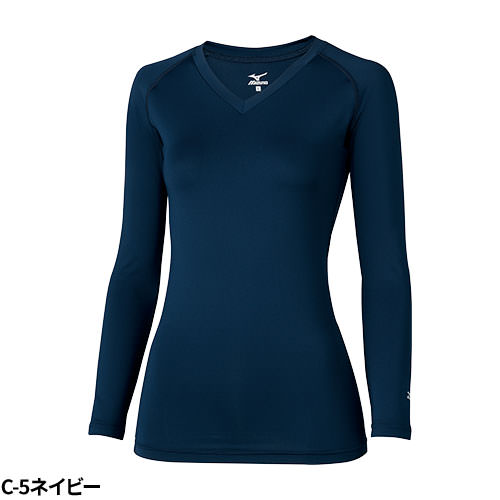 [ 特別価格 ]【メール便対応】ミズノ MIZUNO Vネック アンダーウェア 9分袖 [女] MZ-0154 MZ0154 スクラブインナー Tシャツ アンダーシャツ 医療 制服 ユニフォーム 医者 医師 看護師 ナース 病院 おしゃれ かっこいい 動きやすい