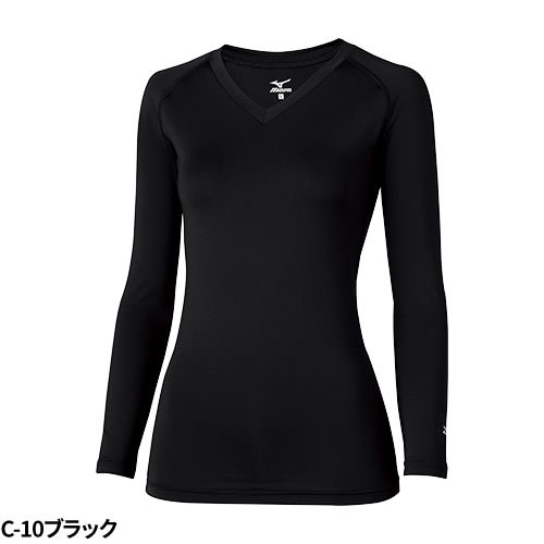 [ 特別価格 ]【メール便対応】ミズノ MIZUNO Vネック アンダーウェア 9分袖 [女] MZ-0154 MZ0154 スクラブインナー Tシャツ アンダーシャツ 医療 制服 ユニフォーム 医者 医師 看護師 ナース 病院 おしゃれ かっこいい 動きやすい