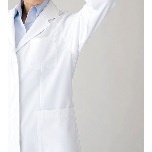 ドクターコート 白衣 1520-1 男性ハーフコート FOLK フォーク メンズ 男性用 長袖 ハーフ丈 医師 病院 看護師 薬剤師 薬局 医療用 制服 ユニフォーム 高級 実験 名入れ おしゃれ かっこいい 動きやすい おすすめ