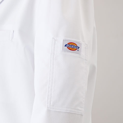 ドクターコート 白衣 メンズ 男性用 ディッキーズ Dickies メンズシングルコート 1544LF 医師 薬剤師 医療 制服 ユニフォーム 病院 おしゃれ かっこいい プロ仕様診察衣 実習衣 クリニック