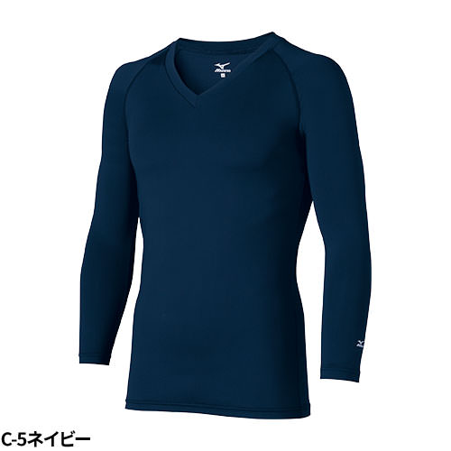 【メール便対応】ミズノ MIZUNO Vネック アンダーウェア 9分袖 [男] MZ-0155 MZ0155 スクラブインナー Tシャツ アンダーシャツ 医療 制服 ユニフォーム 医者 医師 看護師 ナース 病院 おしゃれ かっこいい 動きやすい