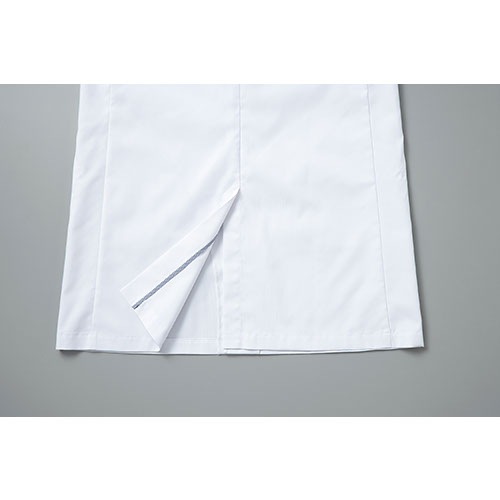 ドクターコート 白衣 1523ES 男性診察衣シングル FOLK フォーク メンズ 男性用 長袖 ロング丈 医者 病院 整骨院 看護師 薬剤師 医療用 制服 ユニフォーム ポケット 細身 名入れ おしゃれ かっこいい 動きやすい おすすめ