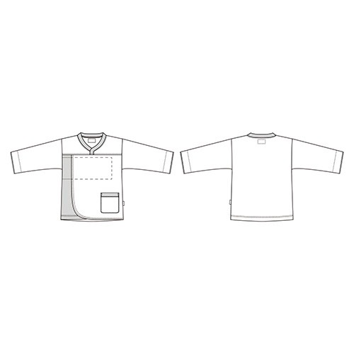 検診衣 プルオーバー FOLK フォーク 7075SK 病衣 入院着 患者衣 患者着 上衣 ユニセックス 男女兼用 じんべい 甚平 パジャマ 厚手 検査 検診 健康診断 入院 院内着 病院 介護 快適 おしゃれ かわいい 可愛い かっこいい