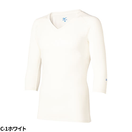 [ 特別価格 ]【メール便対応】ミズノ MIZUNO Vネック アンダーウェア 7分袖 [[男] MZ-0135 MZ0135 スクラブインナー Tシャツ アンダーシャツ 医療 制服 ユニフォーム 医者 医師 看護師 ナース 病院 おしゃれ かっこいい 動きやすい
