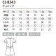 チュニック 白衣 CL-0243 Calala キャララ チトセ 半袖 看護師 ナース ナース服 レディース 女性用 医療用 制服 ユニフォーム おしゃれ かわいい 可愛い 人気 病院 エステ サロン 細身 細見え ニット