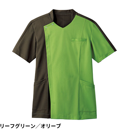 スクラブ 白衣 医療 住商モンブラン メンズ 男性用 半袖 72-1273・1271・1270・1274・1278 医師 医者 看護師 ナース 研修医 医療用 人気 手術衣 オペ着 薄手 速乾 制菌 透け防止 病院 小児科 リハビリ 介護 かっこいい おしゃれ 動きやすい 軽い