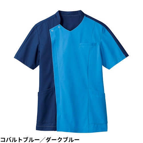 スクラブ 白衣 医療 住商モンブラン メンズ 男性用 半袖 72-1273・1271・1270・1274・1278 医師 医者 看護師 ナース 研修医 医療用 人気 手術衣 オペ着 薄手 速乾 制菌 透け防止 病院 小児科 リハビリ 介護 かっこいい おしゃれ 動きやすい 軽い