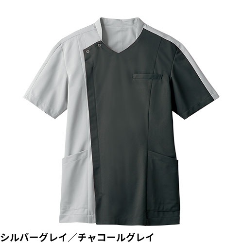 スクラブ 白衣 医療 住商モンブラン メンズ 男性用 半袖 72-1273・1271・1270・1274・1278 医師 医者 看護師 ナース 研修医 医療用 人気 手術衣 オペ着 薄手 速乾 制菌 透け防止 病院 小児科 リハビリ 介護 かっこいい おしゃれ 動きやすい 軽い