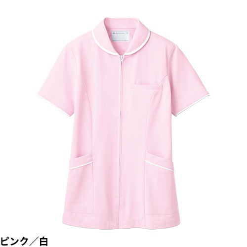 住商モンブラン ナースジャケット 半袖(女性用) 73-1566、73-1564、73-1568 ケーシー 白衣 ジャケット レディース 女性用 医療 制服 ユニフォーム 医者 医師 看護師 ナース 病院 横掛 おしゃれ かわいい 可愛い 動きやすい生地・縫製もしっかりで着心地がいい 医療用 上衣 