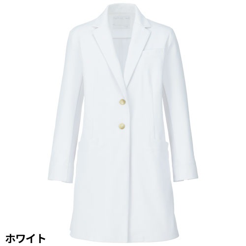 ドクターコート 白衣 レディース 女性用 ラフィーリア オンワード レディスショートコート CO-6012 医師 薬剤師 医療 制服 ユニフォーム 病院 おしゃれ かわいい プロ仕様診察衣 実習衣 クリニック