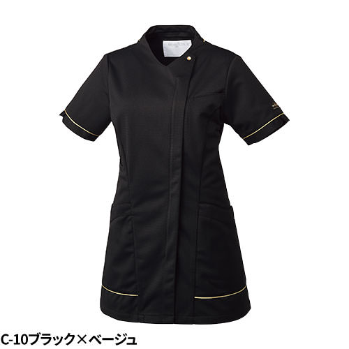 ジャケット 白衣 ケーシー MK-0041 医療 治療 MICHEL KLEIN ミッシェルクラン レディース 女性用 半袖 医師 医者 女医 看護師 ナース 薬剤師 医療用 病院 人気 上衣 医務衣 診察衣 エステ 清潔 可愛い かわいい おしゃれ おすすめ