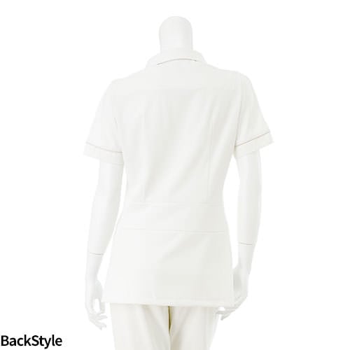 チュニック 白衣 LH-6212 ナガイレーベン Naway 半袖 看護師 ナース ナース服 レディース 女性用 医療用 ショート丈 短め 制服 ユニフォーム おしゃれ かわいい 可愛い 人気 病院 エステ サロン 上品 春 夏 秋 冬