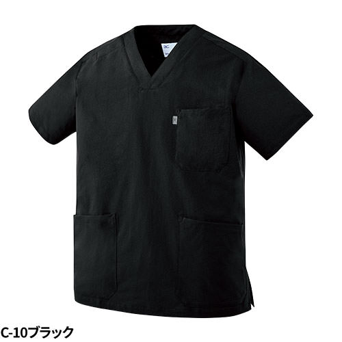 【メール便対応】スクラブ 白衣 医療 ミズノ MIZUNO ユニセックス 男女兼用 半袖 MZ-0300 ドクター 医者 医師 看護師 ナース 研修医 医療用 人気 手術衣 制服 ユニフォーム ストレッチ 動きやすい 抗ウイルス 病院 かっこいい 可愛い かわいい 快適