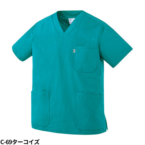 【メール便対応】スクラブ 白衣 医療 ミズノ MIZUNO ユニセックス 男女兼用 半袖 MZ-0300 ドクター 医者 医師 看護師 ナース 研修医 医療用 人気 手術衣 制服 ユニフォーム ストレッチ 動きやすい 抗ウイルス 病院 かっこいい 可愛い かわいい 快適