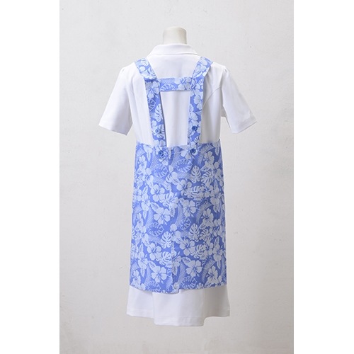 アロハエプロン(H型) エプロン 介護 介護士 ヘルパー 食事 介護用 介護施設 レディース 女性用 メンズ 男性用 ユニセックス ディーフェイズ DE-0004 ポリエステル 花柄 制服 ユニフォーム 看護師 ナース 業務用 おしゃれ かわいい 可愛い かっこいい 通販