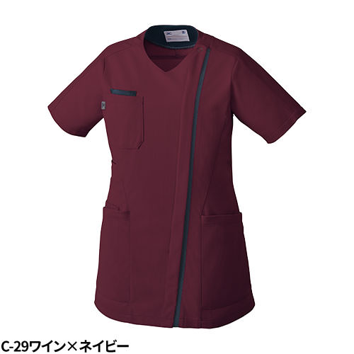 【メール便対応】スクラブ 白衣 医療 ミズノ MIZUNO レディース 女性用 半袖 MZ-0238 ファスナー 前開き 医師 医者 看護師 ナース 人気 手術衣 オペ着 制服 ユニフォーム 抗ウイルス 快適 病院 介護 薬剤師 可愛い かわいい おしゃれ 動きやすい