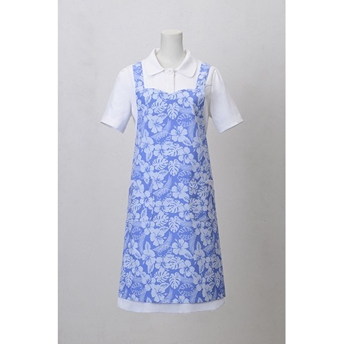 アロハエプロン(X型) エプロン 介護 介護士 ヘルパー 食事 介護用 介護施設 レディース 女性用 メンズ 男性用 ユニセックス ディーフェイズ DE-0005 ポリエステル 花柄 たすき掛け ユニフォーム 看護師 ナース 業務用 おしゃれ かわいい 可愛い かっこいい